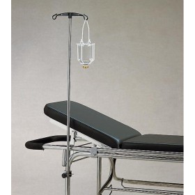 Porte sérum 2 crochets polyamide tube Ø16 pour AG986F