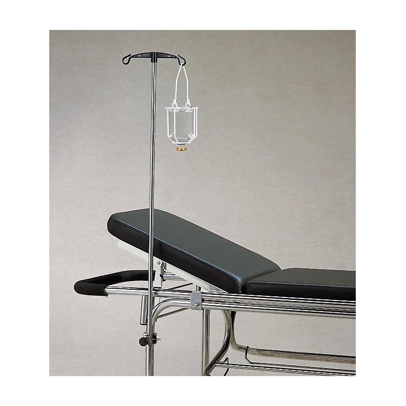 Porte sérum 2 crochets polyamide tube Ø16 pour AG986F