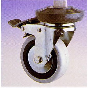 Roulettes à frein Ø 100 mm, lot de 2