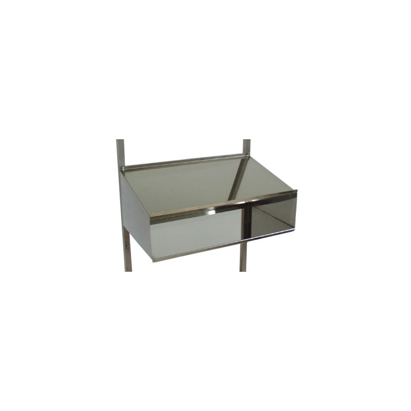 Ecritoire avec casier en inox