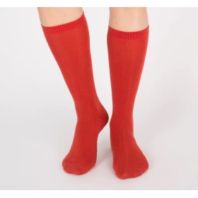 Paire de chaussette Rouge Brique DEVILLE