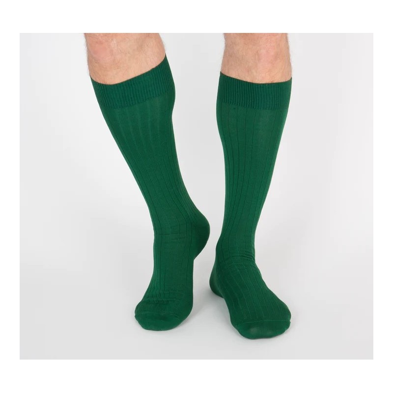 Paire de chaussette Vert Anglais DELUXE