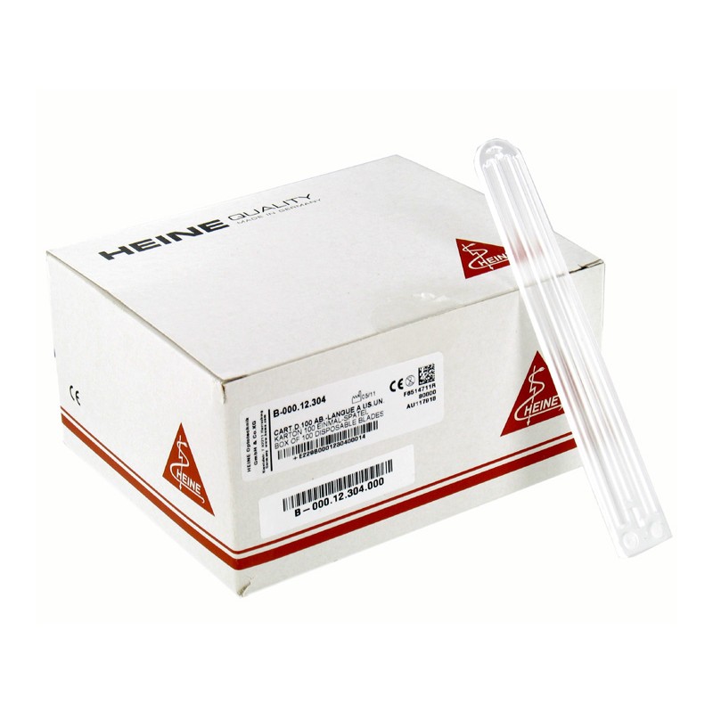 Carton de 100 abaisse langue à usage unique