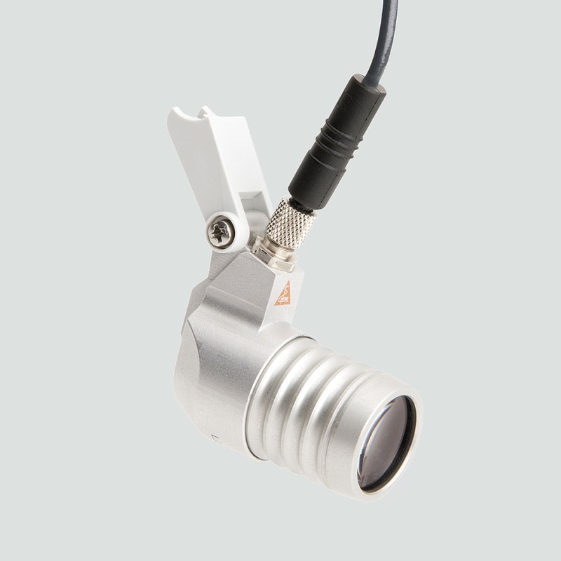 LoupeLight 2 pour loupes HR et HRP HEINE avec support de loupe i-View