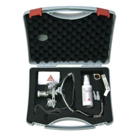 Ensemble LoupeLight 2 avec loupes binoculaires HR HEINE
