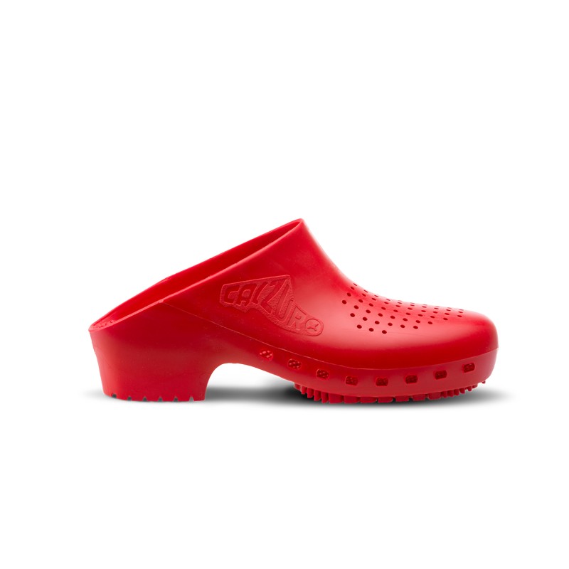 Sabots CALZURO Rouge, perforé, du 34/35 au 46/47