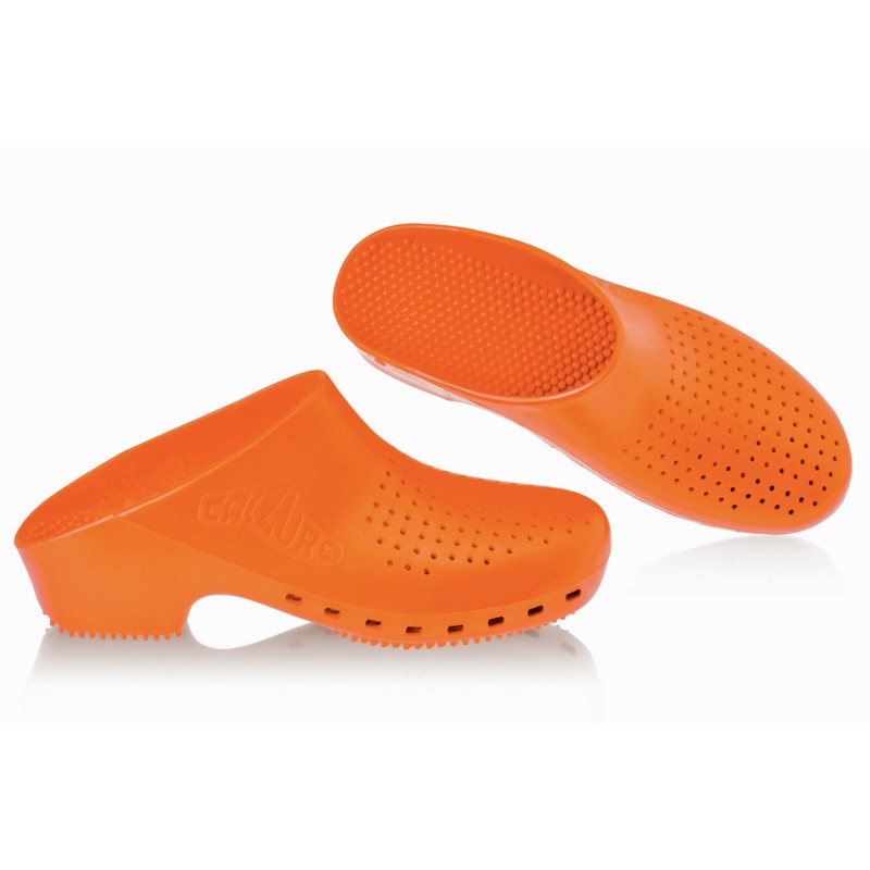 Sabots CALZURO Orange perforés, du 33/34 au 37/38