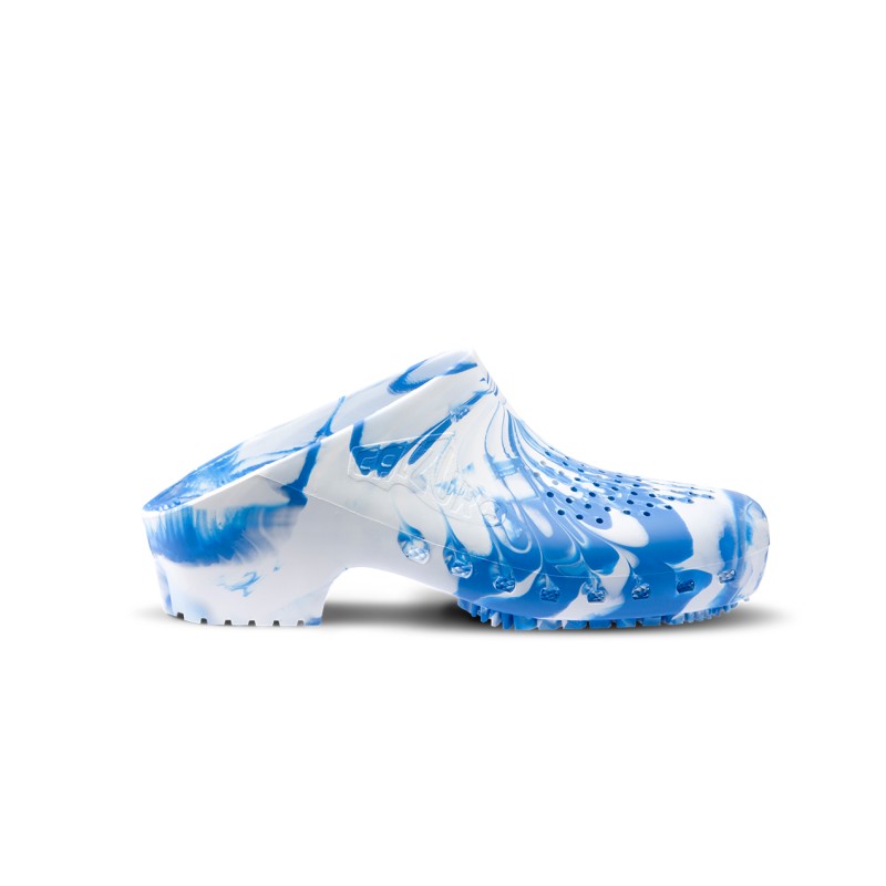 Sabots CALZURO Fancy Blanc Bleu
