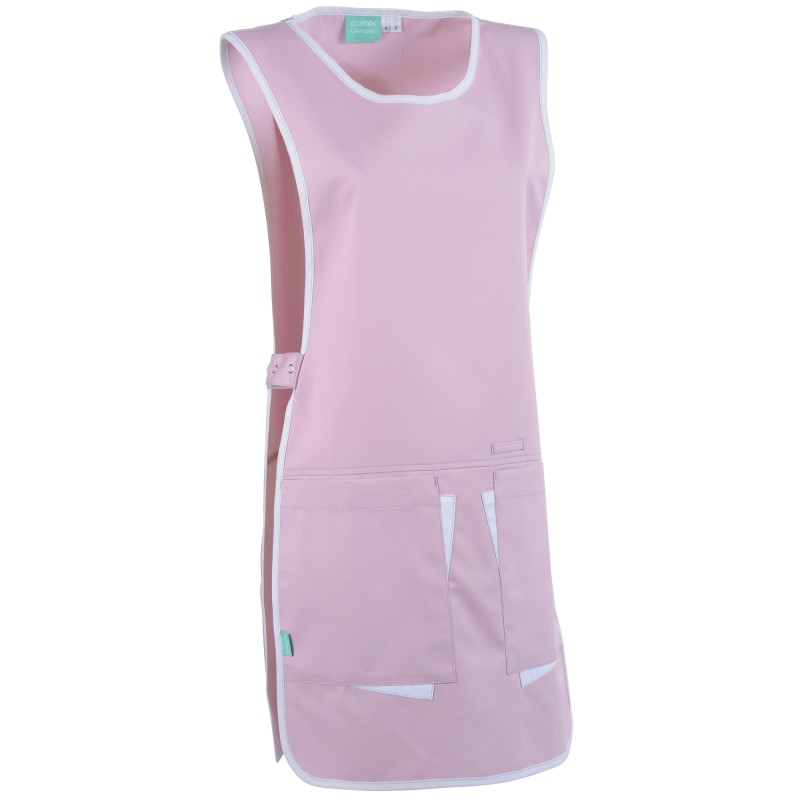 Chasuble encolure arrondie CLARA, mauve/ blanc, T0/2 et T3/5