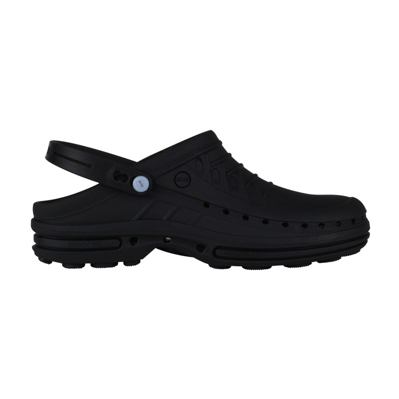 Sabots CLOG avec bride, semelle noire corps noir, pointure 35/36