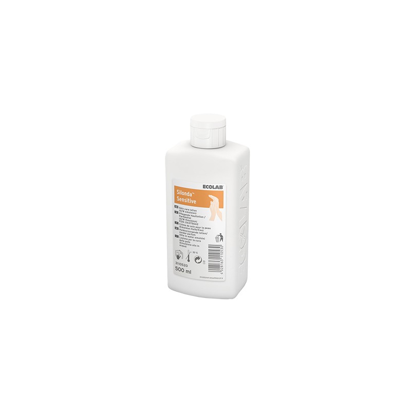 Lotion de soin Silonda Sensitive, flacon bouchon de 500 ml