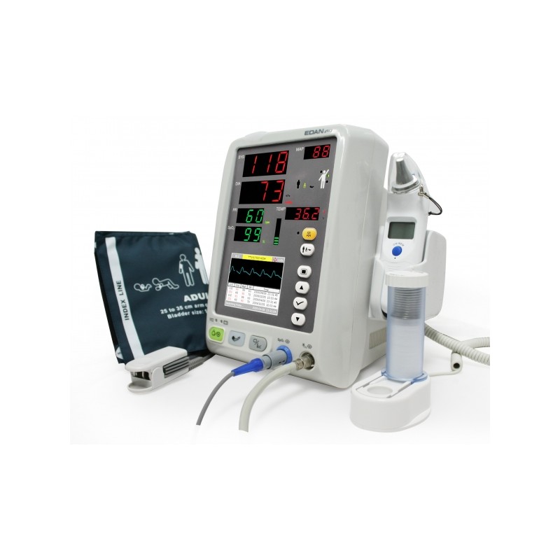 Moniteur de signes vitaux M3A Edan, SpO2, PNI, Température