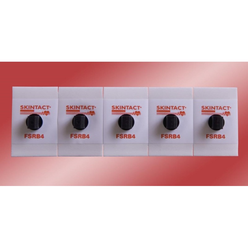 Electrodes prégelifiées mousses rectangulaire à pontet Ø4mm , par 50