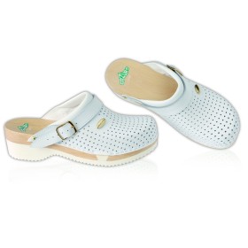 Sabots bois FLEXWOOD, Blanc, Pointure 35