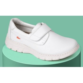 Chaussure Florencia à fermeture type Scratch, Blanc pointure 35 et 36