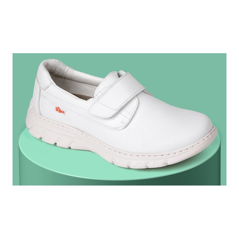 Chaussure Florencia à fermeture type Scratch, Blanc pointure 35 et 36