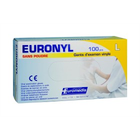 Gant d'examen Euronyl, 240 mm, sans poudre, boîte de 100