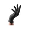 Gants nitrile noir, non poudrés, boîte de 100