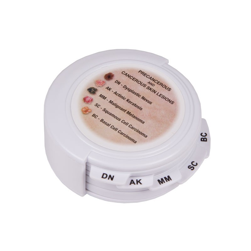 Modèle anatomique de lésions cancéreuses de la peau -