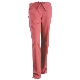 Pantalon femme coupe droite JULIETTE, cassis de T0 à T6