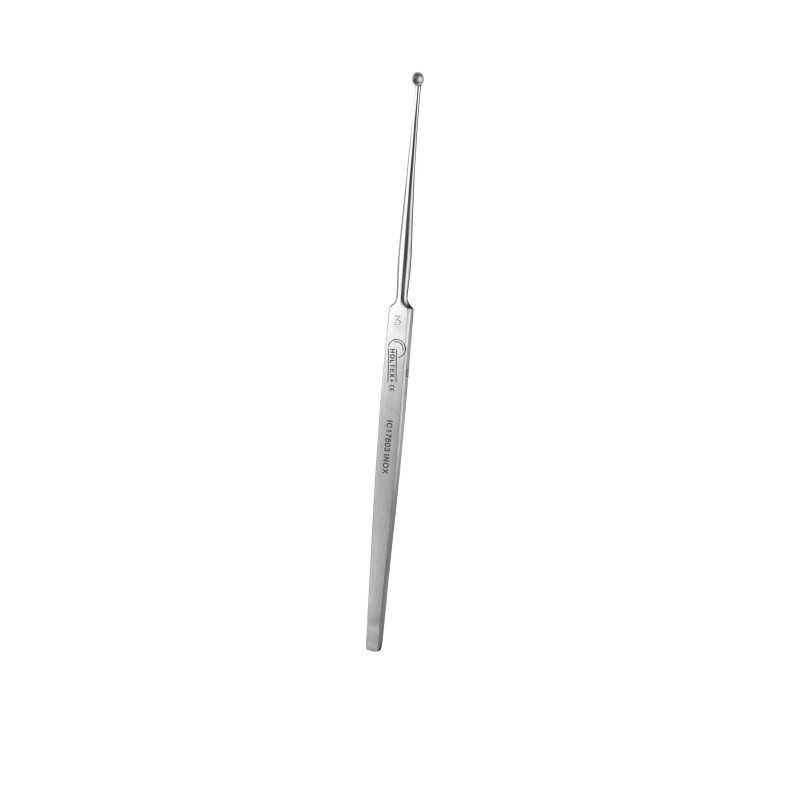 Curette fine pleine pour dermatologie, diamètres au choix, Holtex