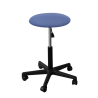 Tabouret réglable 5 roulettes, pieds en plastique, coloris au choix