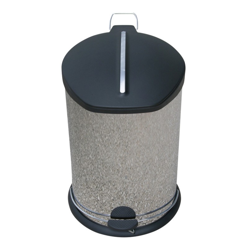 Poubelle à pédale en inox, capacité au choix, Holtex