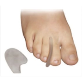 Séparateur demi-lune de gel pour orteils