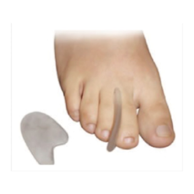 Séparateur demi-lune de gel pour orteils
