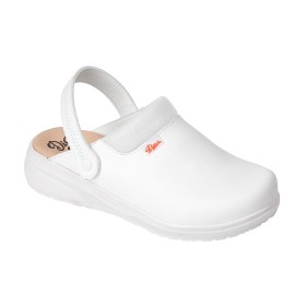 Sabot avec bride rabattable MAR, Blanc, du 34 au 48