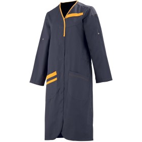 Blouse à manches longues NOMIA, carbone / orange, tailles 0 à 6