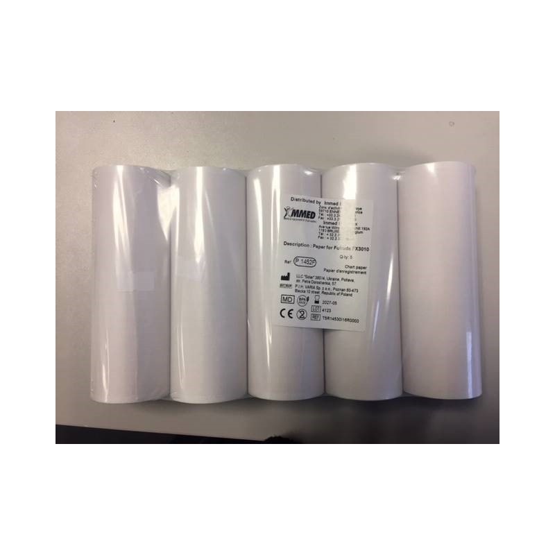 Rouleaux pour Fukuda FX7302/3010/4010/FX8222 - 145 x 30 m, lot de 40